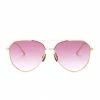 Diff Eyewear DASH - GOLD + ROSE GRADIENT Sunglasses