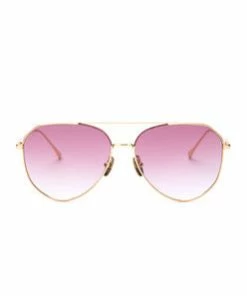 Diff Eyewear DASH - GOLD + ROSE GRADIENT Sunglasses