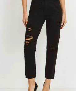 JBD Denim SALE JBD High Rise Destroyed Mom Jean