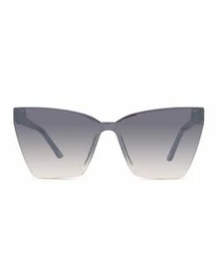 Diff Eyewear Sunglasses GOLDIE - BLACK + SMOKE FLASH