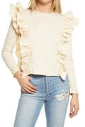 Wanderlust By Abby Ruffle Detailed Long Sleeve