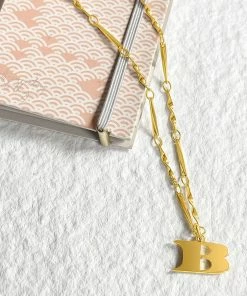 Wanderlust By Abby Letter Necklace NEW