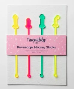 Wanderlust By Abby 4 Piece Drink Stirrer Set