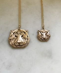 Mimosa Handcrafted Mimosa Large Tiger Necklace JEWELRY