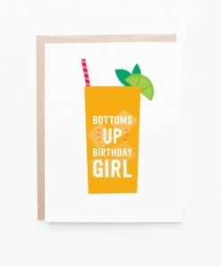 Wanderlust By Abby Bottoms Up Birthday Card