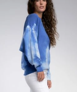 Wanderlust By Abby Blue Tie Dye Pullover
