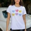 Wanderlust By Abby NEW Candy Hearts Loose Tee