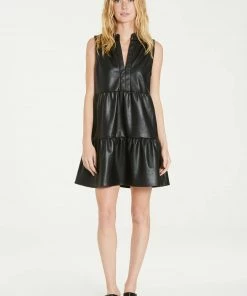 Wanderlust By Abby Claire Tiered Black Dress CLOTHING