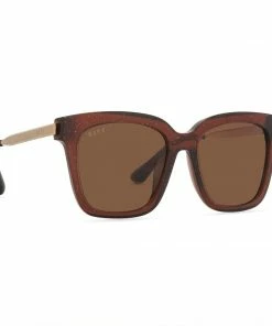 Wanderlust By Abby Diff Bella Chestnut Sunglasss