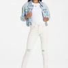 Wanderlust By Abby Irena Cropped Denim Jacket NEW