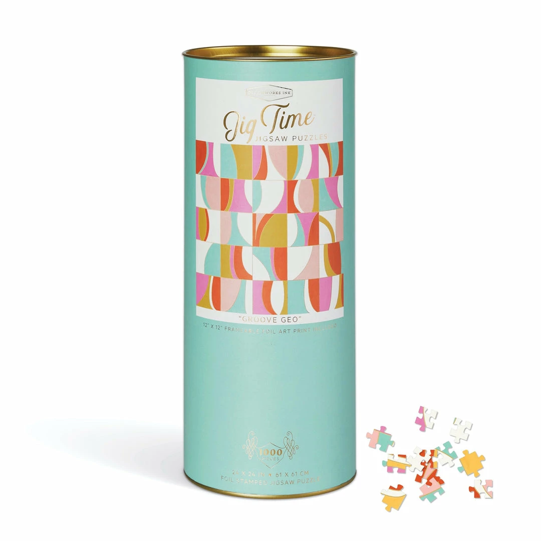 Wanderlust By Abby Designworks Ink "Groove Geo" Jigsaw Puzzle NEW 3 Wanderlust By Abby Designworks Ink "Groove Geo" Jigsaw Puzzle NEW