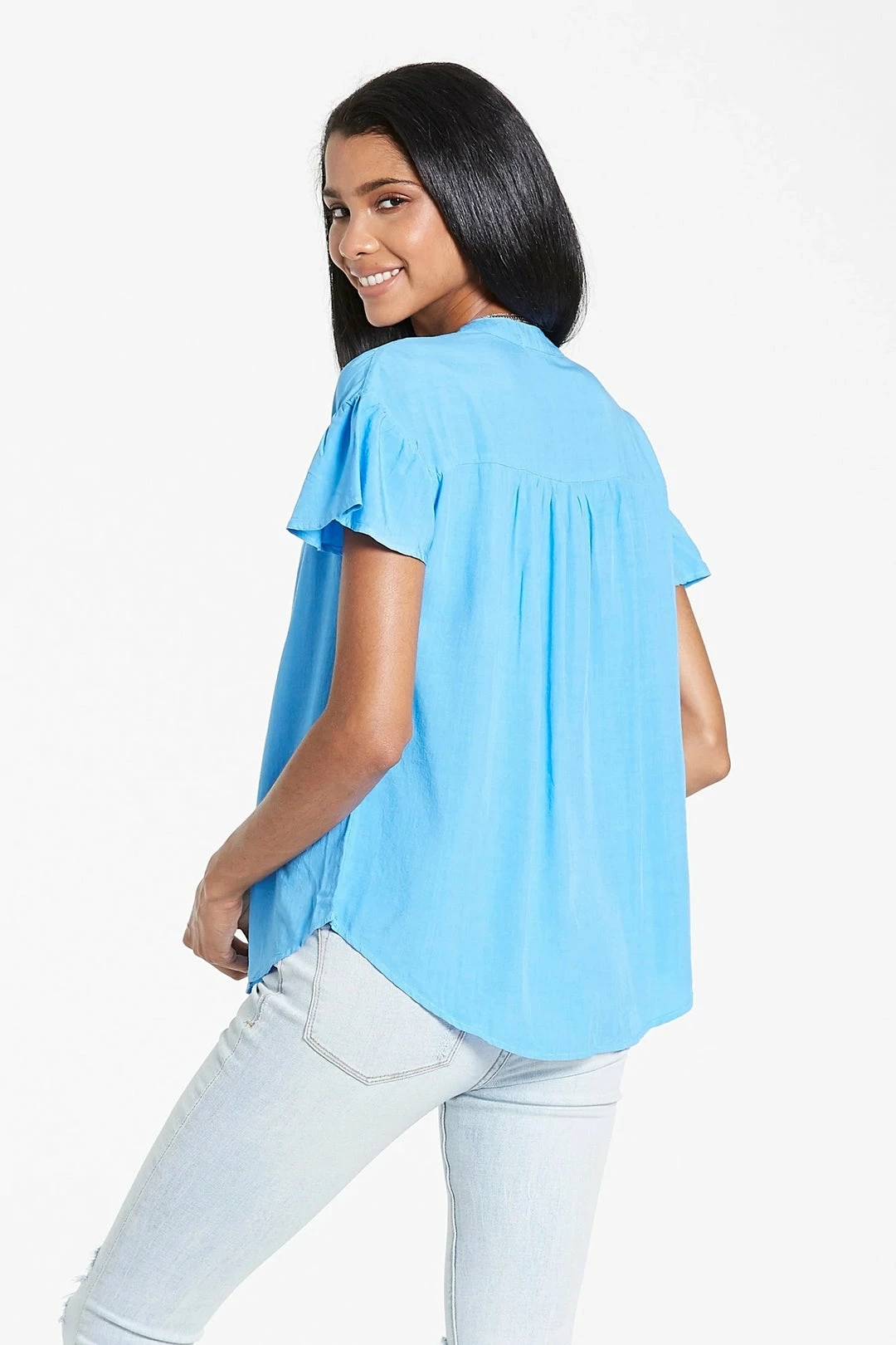 Wanderlust By Abby NEW Blake Flutter Sleeve Top 4 Wanderlust By Abby NEW Blake Flutter Sleeve Top