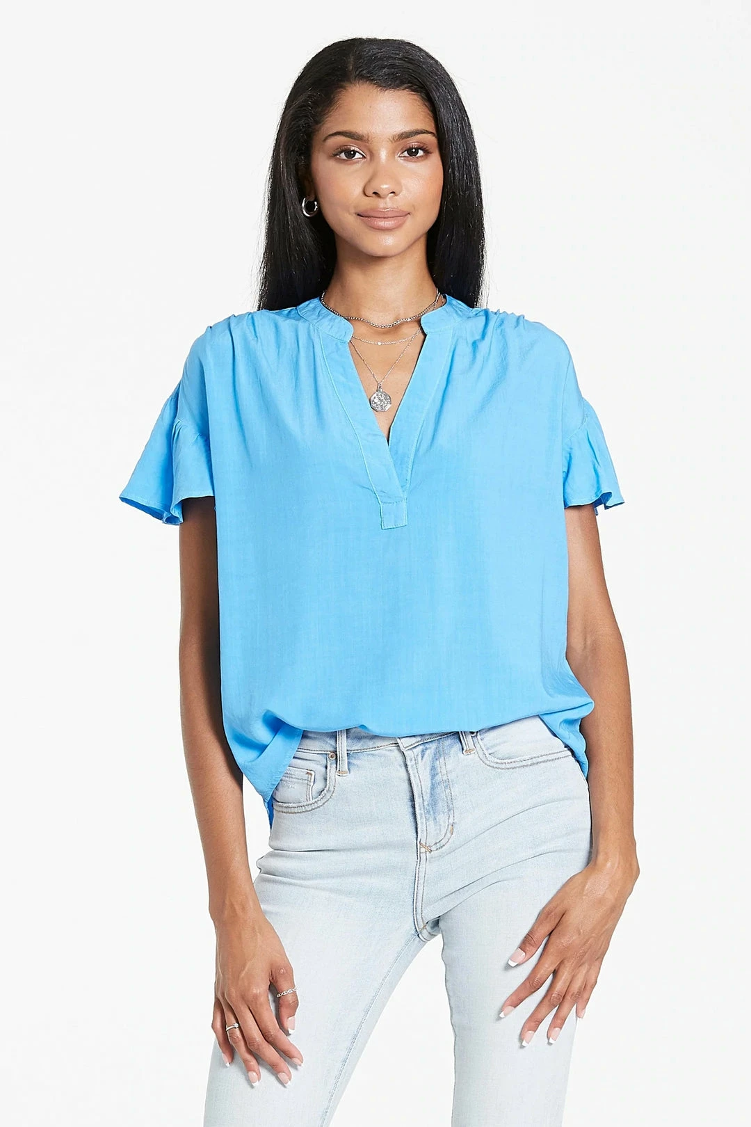 Wanderlust By Abby NEW Blake Flutter Sleeve Top 3 Wanderlust By Abby NEW Blake Flutter Sleeve Top