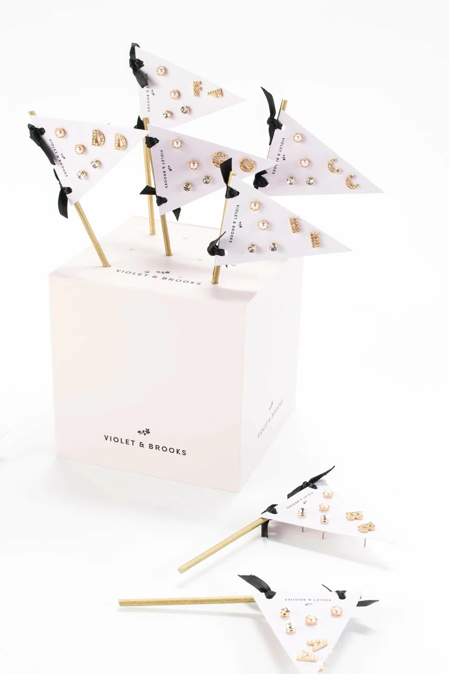 Wanderlust By Abby Personalized Pennant Earring Set 5 Wanderlust By Abby Personalized Pennant Earring Set