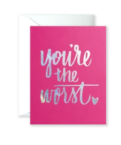 Lion Heart Prints You're The Worst Card NEW