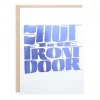 Lion Heart Prints Shut The Front Door Card 1 Lion Heart Prints Shut The Front Door Card