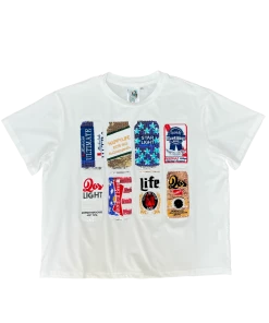 Queen Of Sparkles QOS Red, White, & Beer Tee NEW