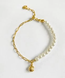 Wanderlust By Abby FORTUNE COOKIE PEARL BRACELET
