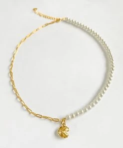 Wanderlust By Abby FORTUNE COOKIE PEARL NECKLACE JEWELRY