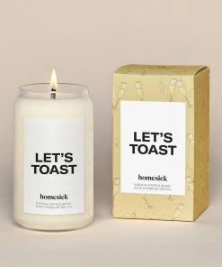 Wanderlust By Abby DRY GOODS Let's Toast Candle