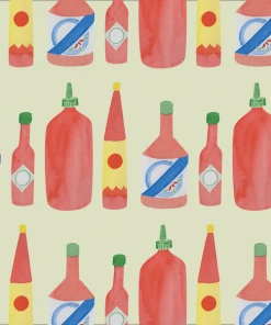 Wanderlust By Abby Hot Sauce Wrapping Paper DRY GOODS