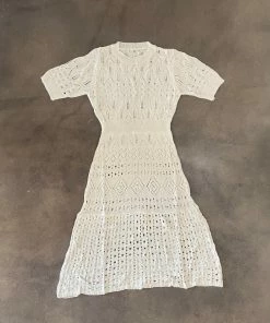 Wanderlust By Abby White Lace Dress With Under Garment NEW