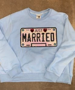 CLOTHING Queen Of Sparkles Married Sweatshirt