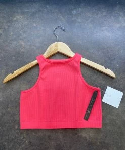 Wanderlust By Abby Ribbed Halter Crop Top