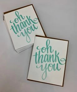 Lion Heart Prints NEW Oh Thank You Card