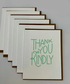 Lion Heart Prints NEW Thank You Kindly Greeting Card