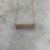 Mimosa Handcrafted Mimosa Grid Necklace NEW