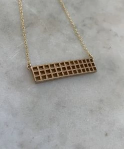 Mimosa Handcrafted Mimosa Grid Necklace NEW