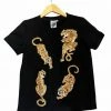 Queen Of Sparkles Black Tiger Shirt