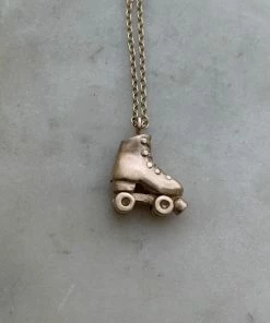 Mimosa Handcrafted Roller Skate Necklace