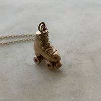 Mimosa Handcrafted Roller Skate Necklace