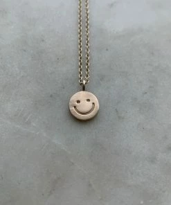 JEWELRY Mimosa Handcrafted Happy Face Necklace