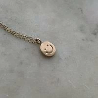 JEWELRY Mimosa Handcrafted Happy Face Necklace