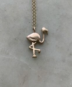 Mimosa Handcrafted Flamingo Necklace
