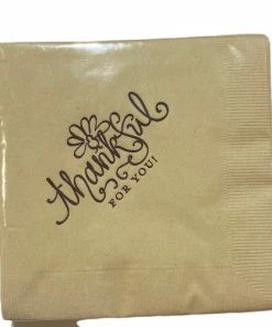 Wanderlust By Abby Thankful For You Napkins NEW