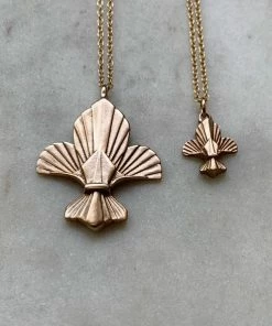 Mimosa Handcrafted Mimosa Fleur De Lis Necklace NEW