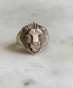 NEW Mimosa Handcrafted Lion Ring