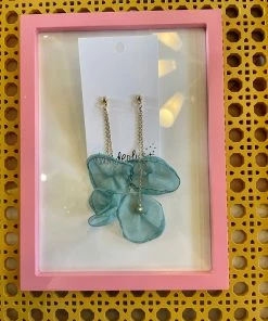 Wanderlust By Abby Flower Petal Drop Earrings NEW