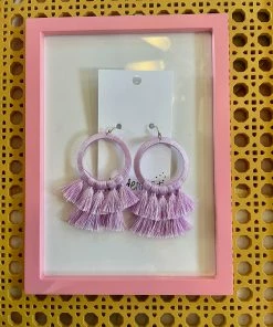 Wanderlust By Abby NEW Lilac Fringe Dangles
