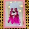 Wanderlust By Abby Flamingo Earrings NEW