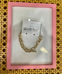 Wanderlust By Abby Gold Chain Link Bracelet