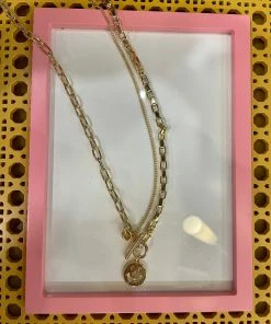 Wanderlust By Abby Smiley Chain Necklace NEW