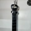 Wanderlust By Abby Black Crocodile Belt NEW