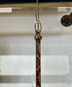 Wanderlust By Abby Brown Snake Skin Belt