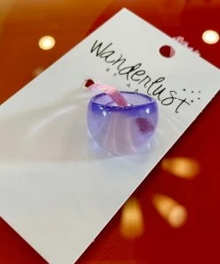 Wanderlust By Abby NEW Purple Acrylic Ring