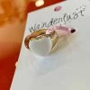 Wanderlust By Abby White Heart Ring